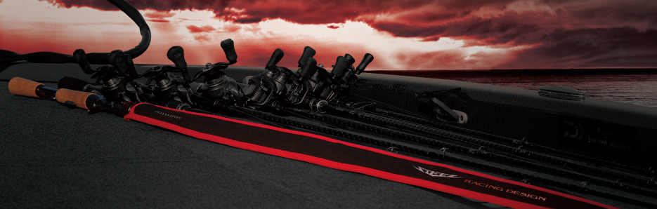 ロッドとリールのアップ写真