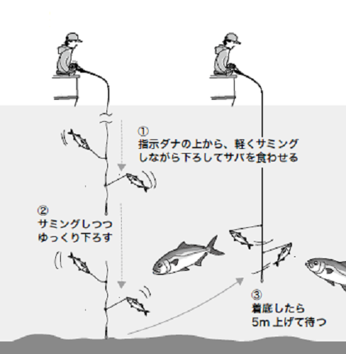 釣り方の図