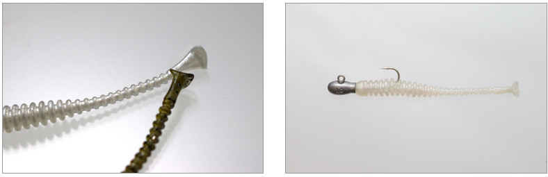 ワームのアップ写真