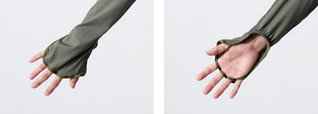 ウエアのアップ写真