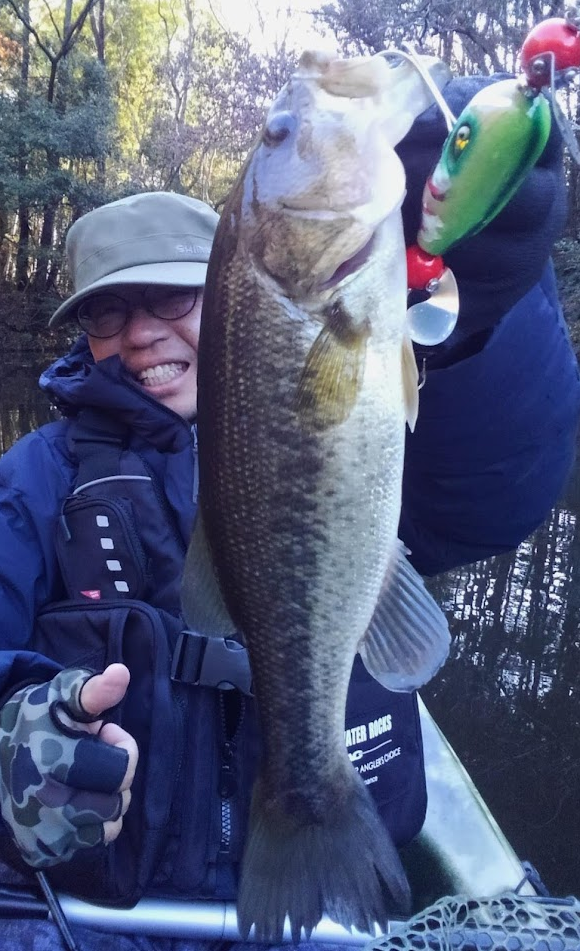 魚とルアーのアップ写真