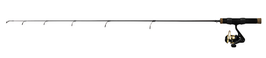 ロッドとリールのアップ写真