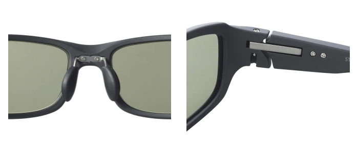 偏光グラスのアップ写真