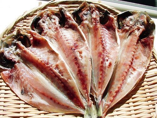 アジの干物の写真