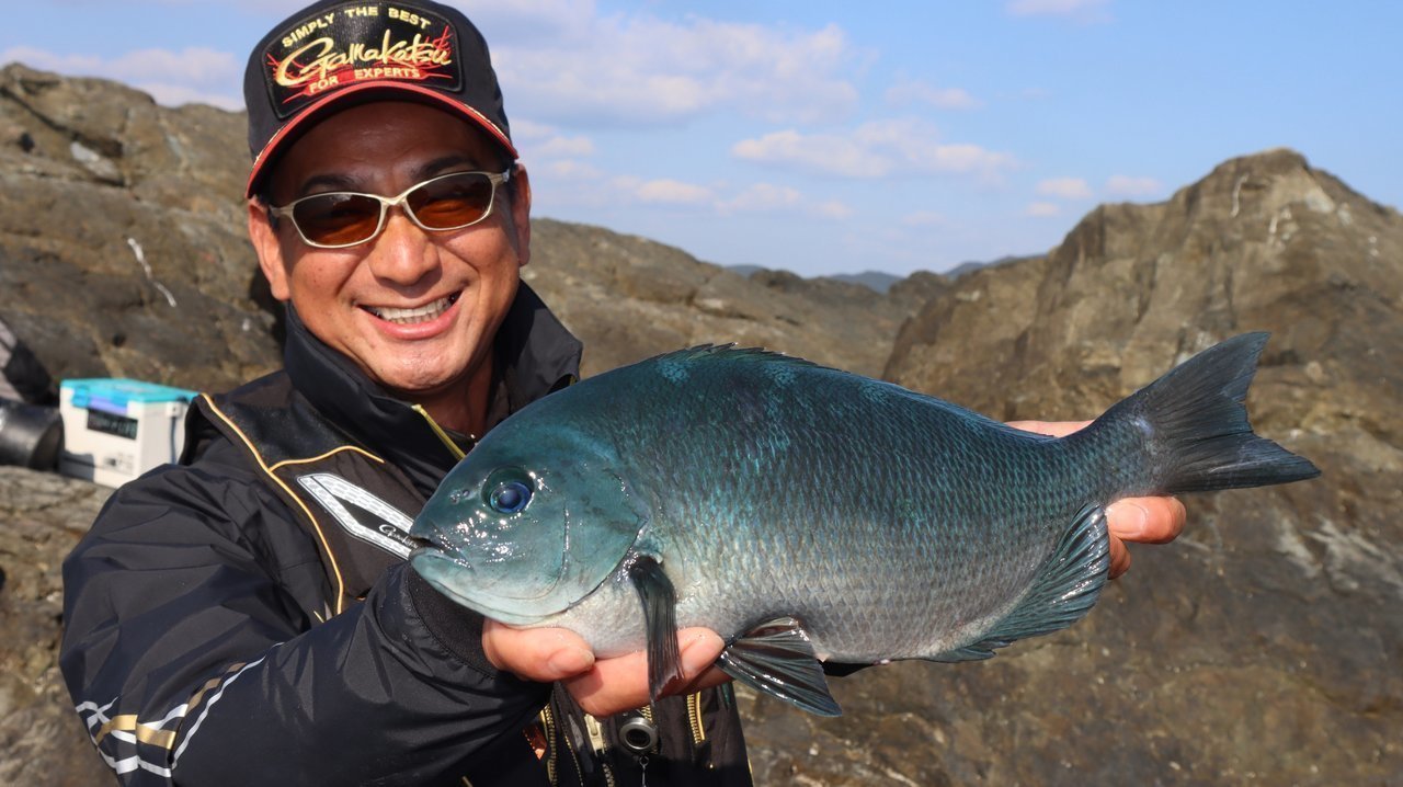 グレとアングラーの写真