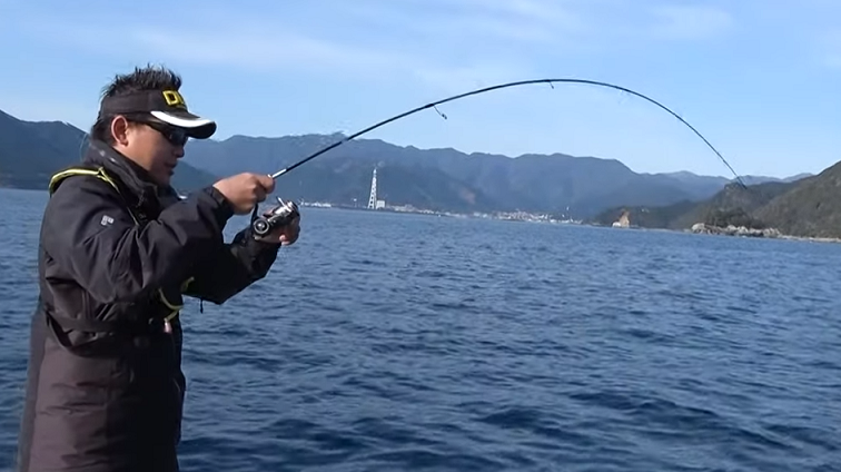 釣り人のアップ写真