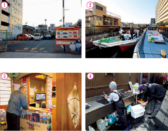 船宿周辺の写真