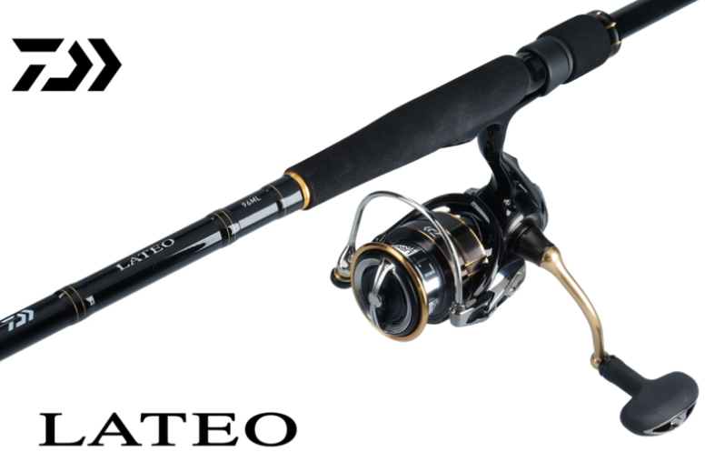 ロッドとリールのアップ写真