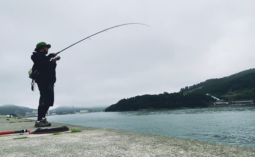 釣り人のアップ写真