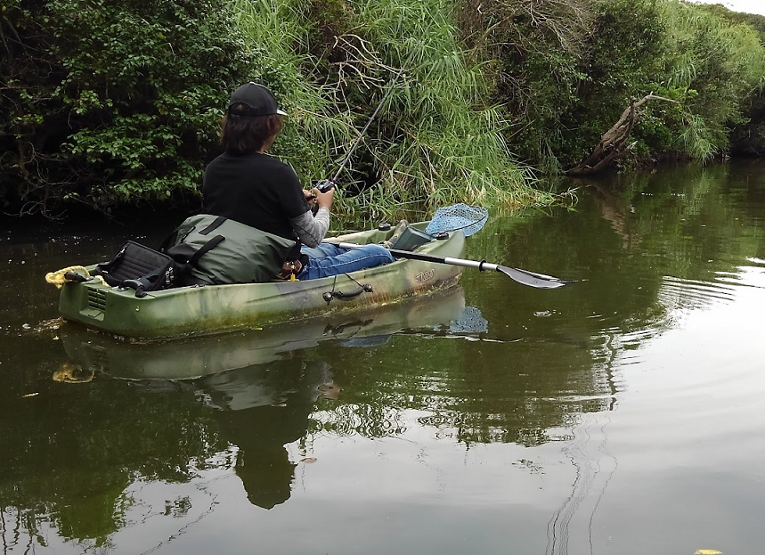 カヤックのアップ写真