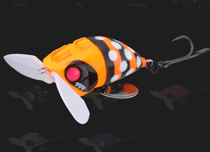 ナジーバグベイビーは2022年新発売のナマズ釣り用中空ハイブリッドノイジー！