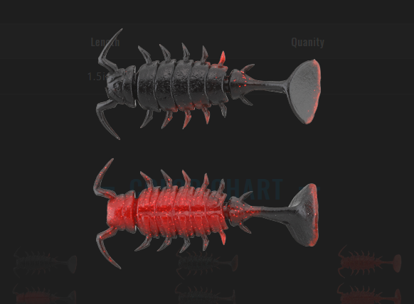 ワームのアップ写真