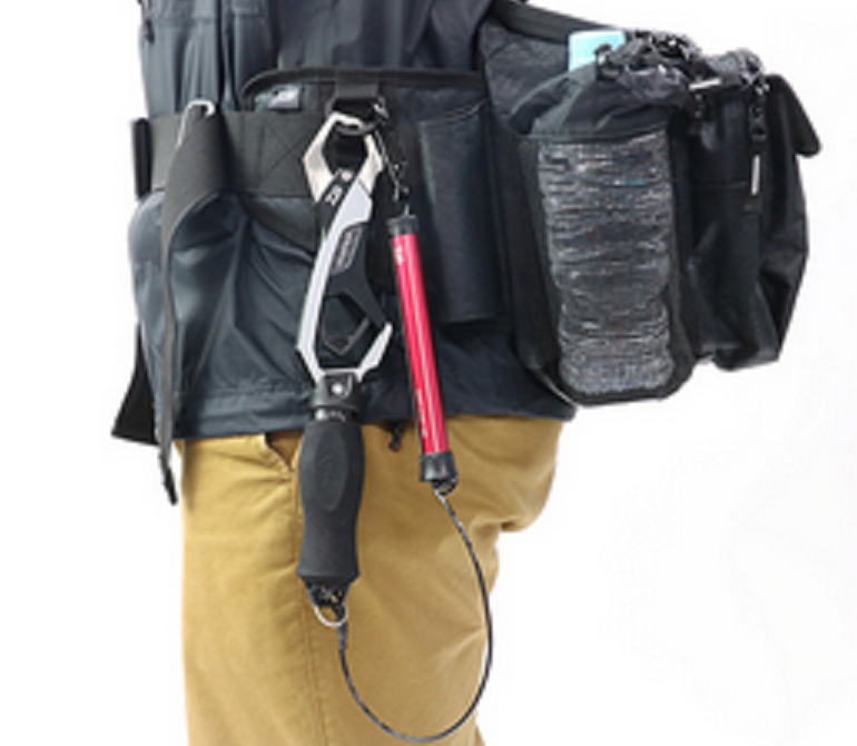 釣り人のアップ写真