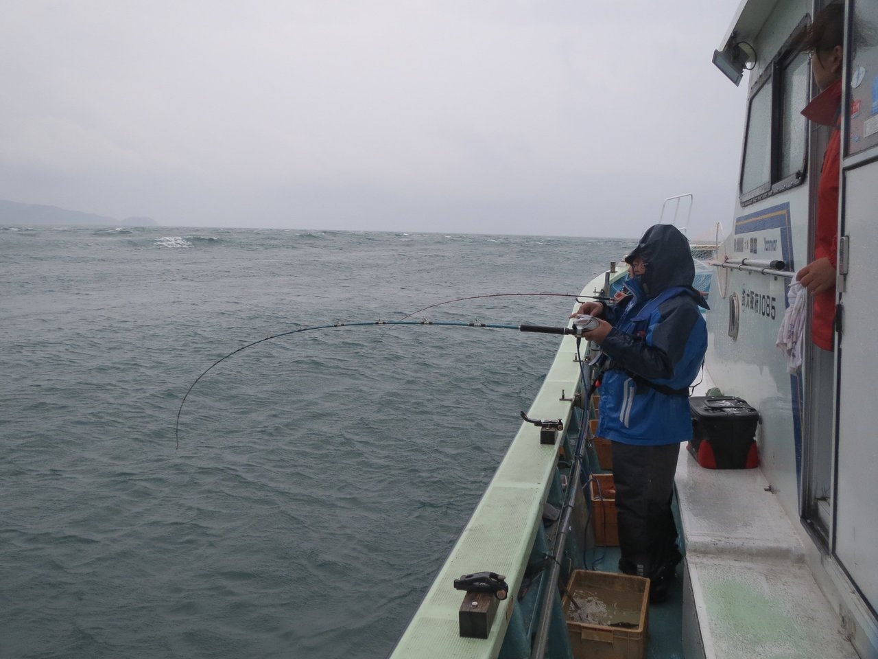 船釣りの写真