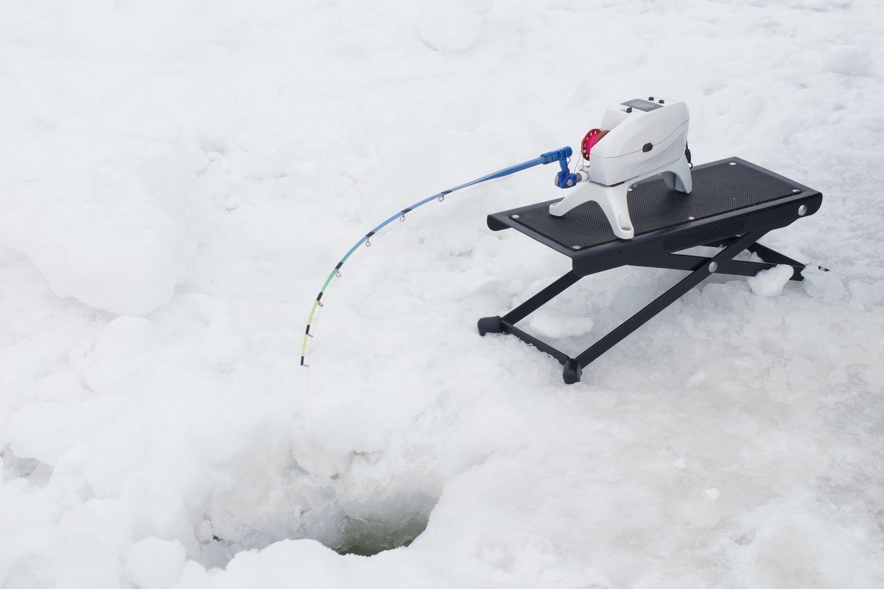 ワカサギ電動リールの写真