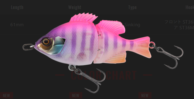 ルアーのアップ写真