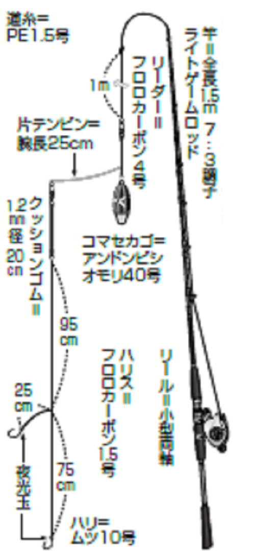 数はエサ 型はバチコン ライトアジの楽しみ方