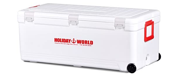 クーラーボックスのアップ写真