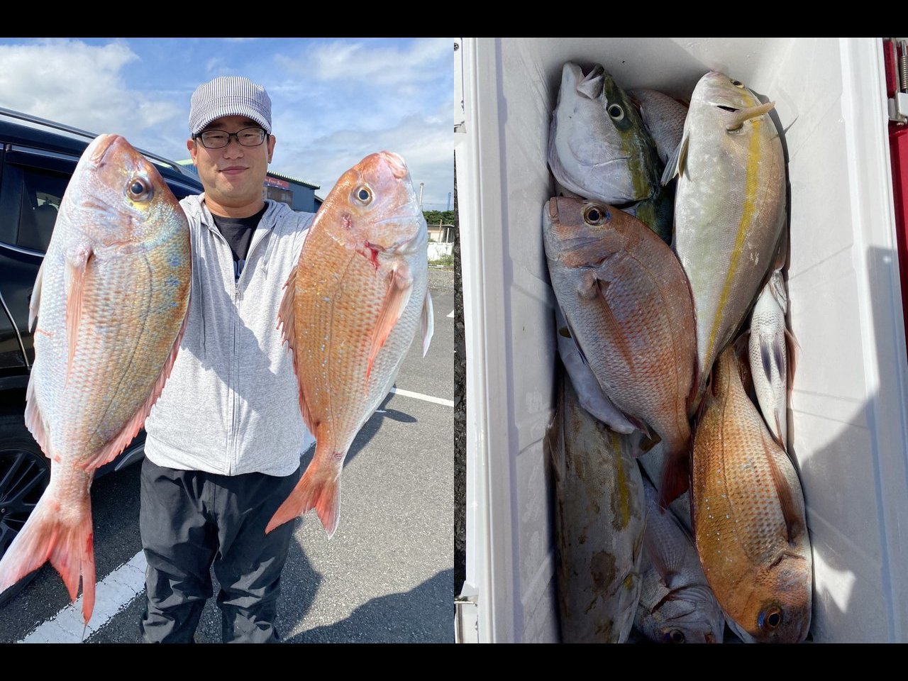 【釣果速報】茨城県大春丸が強風のなか出船も手堅く釣果GET!キロ超えの良型マダイ&バラエティ豊かなゲストにわくわく!