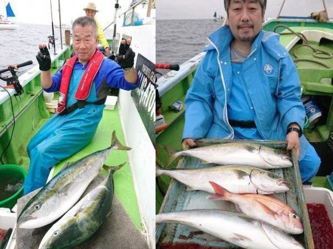 【釣果速報】神奈川県新徳丸でワラサ好調!6kgのどっしりサイズ上がる!青物の引きを存分に感じられる大満足の釣行に!