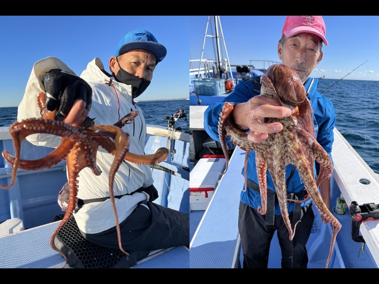 【釣果速報】茨城県幸栄丸でタコトップ32匹！1.2kgの良型もキャッチ！今後さらなる好釣果が見込めるらしい！