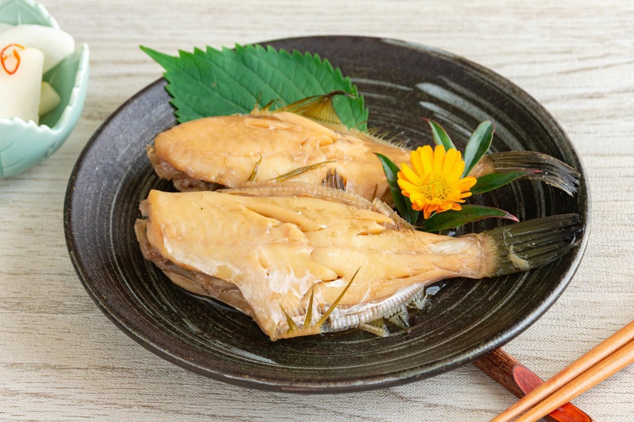 カワハギの煮付けの写真