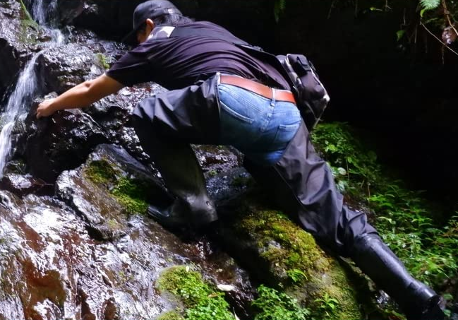 ウェーダーのアップ写真