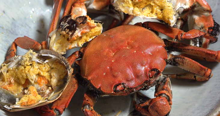 カニのアップ写真