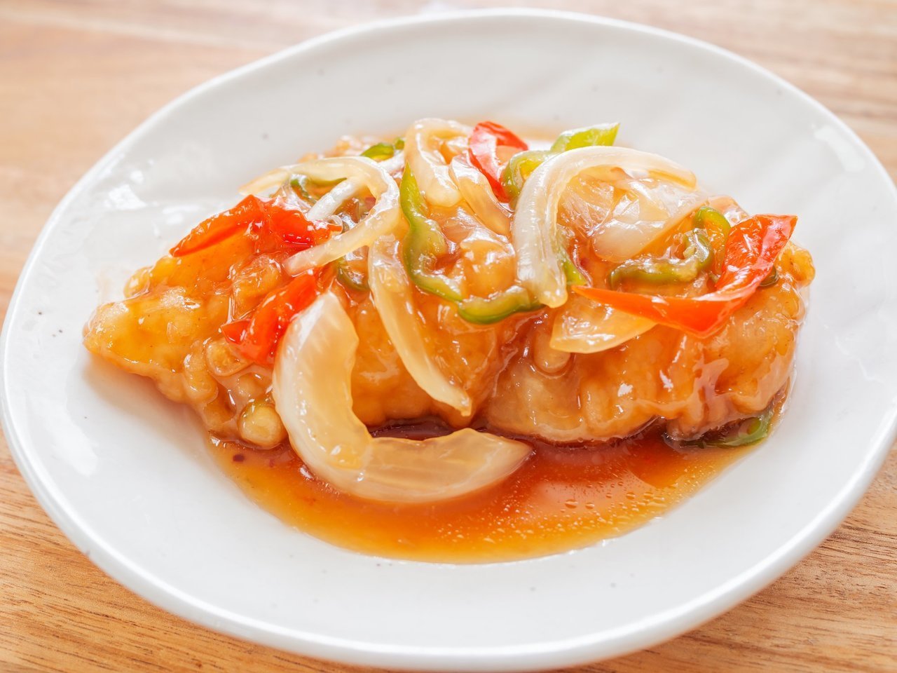 甘酢あんかけの写真