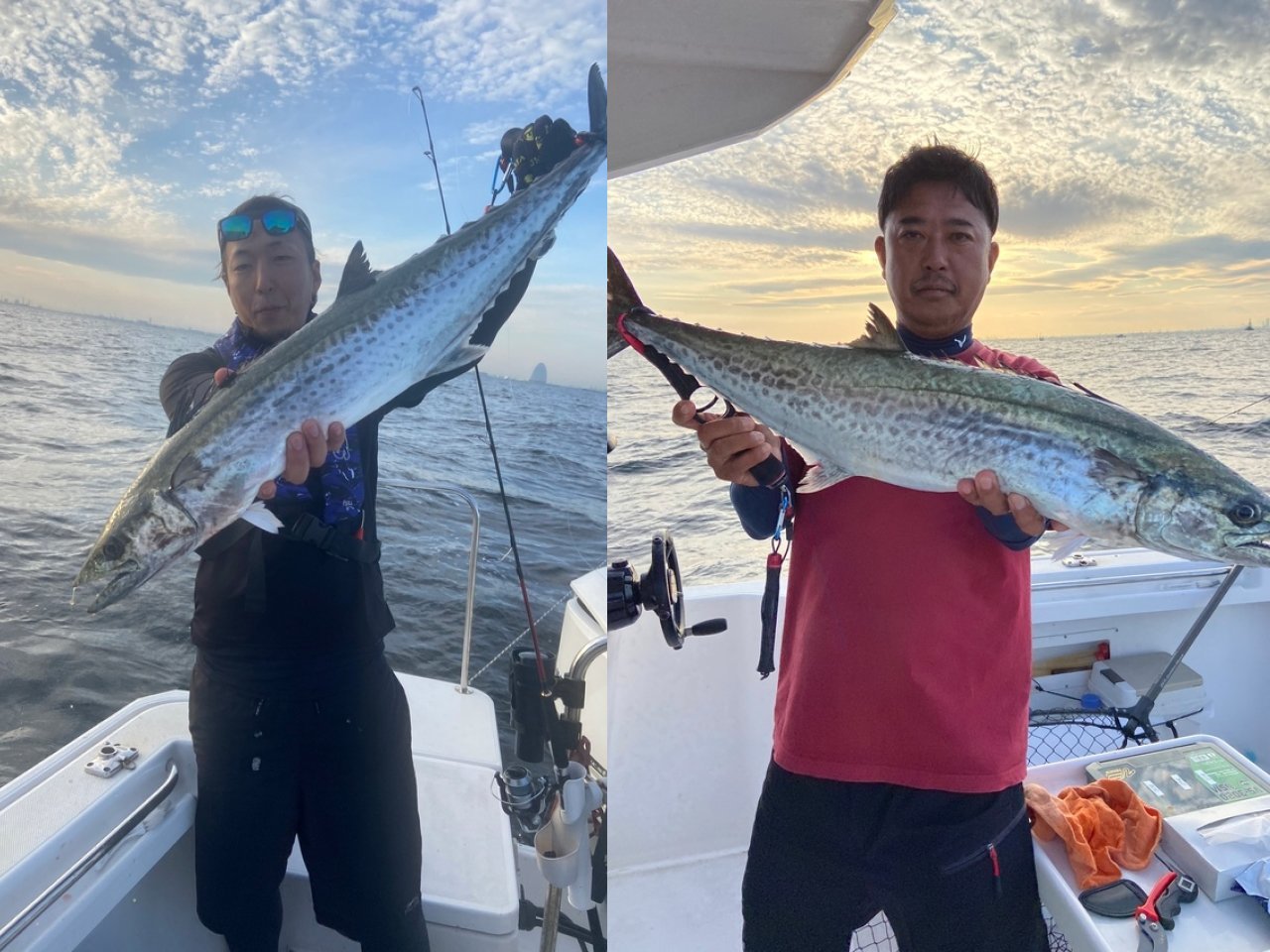 【釣果速報】東京都柊丸で90cmサワラを2本ゲット！タチウオもメーター超え！大型青物を狙うならすぐに乗船を！