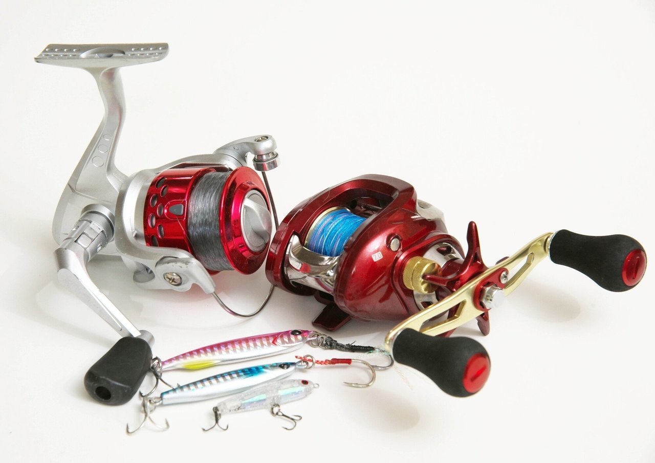 リールとルアーの写真