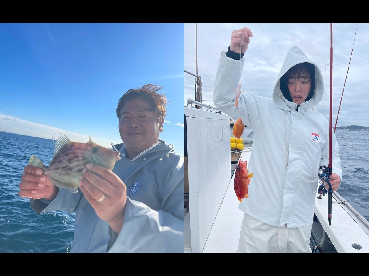 【釣果速報】神奈川県椿丸で尺カワハギをキャッチ!高級魚アカハタもゲット!大きさも質も大満足の釣行に出かけよう!