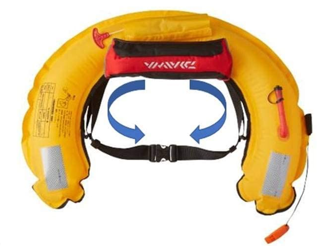 ライフジャケットのアップ写真