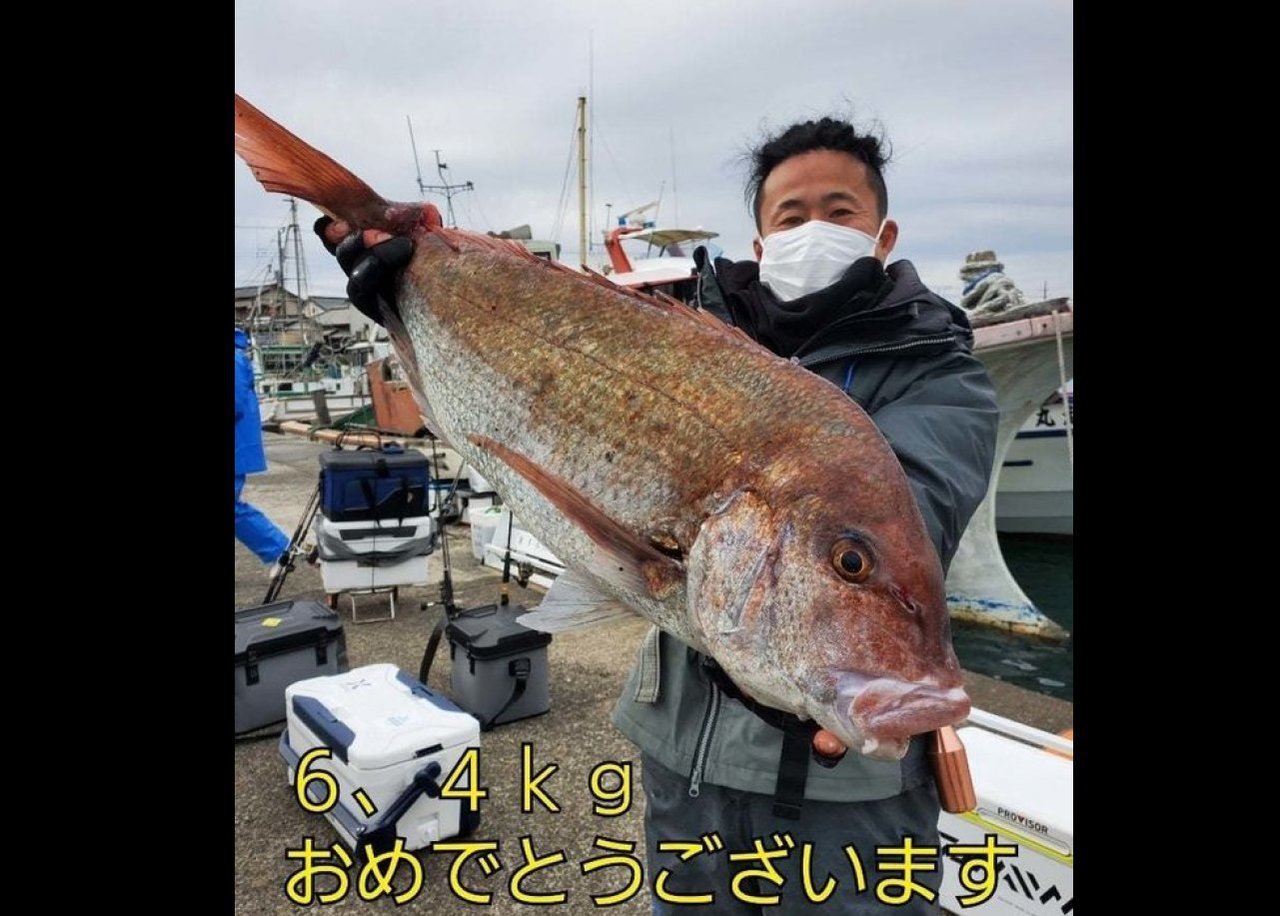 【釣果速報】驚愕！6.4kgの大鯛上がる！千葉県富士丸でビッグドリームを掴もう！
