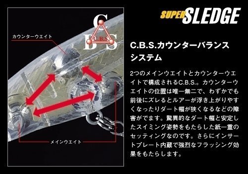 エバーグリーン　ルアー　スーパースレッジ　釣り