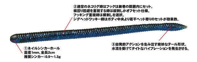 ダイワ　ルアー　ネコストレート　バス　バス釣り