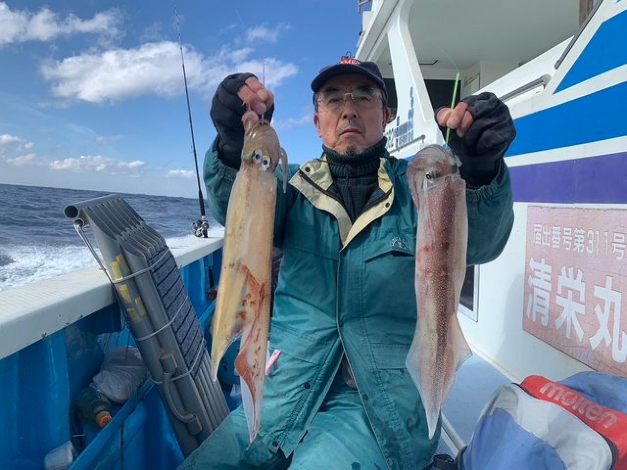【釣果速報】海況悪いなか、ヤリイカ竿頭23匹達成！茨城県清栄丸に乗船して憧れの高級イカを釣りに行こう！