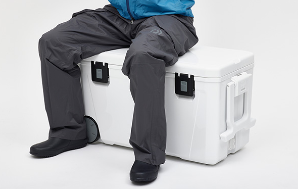 クーラーボックスのアップ写真