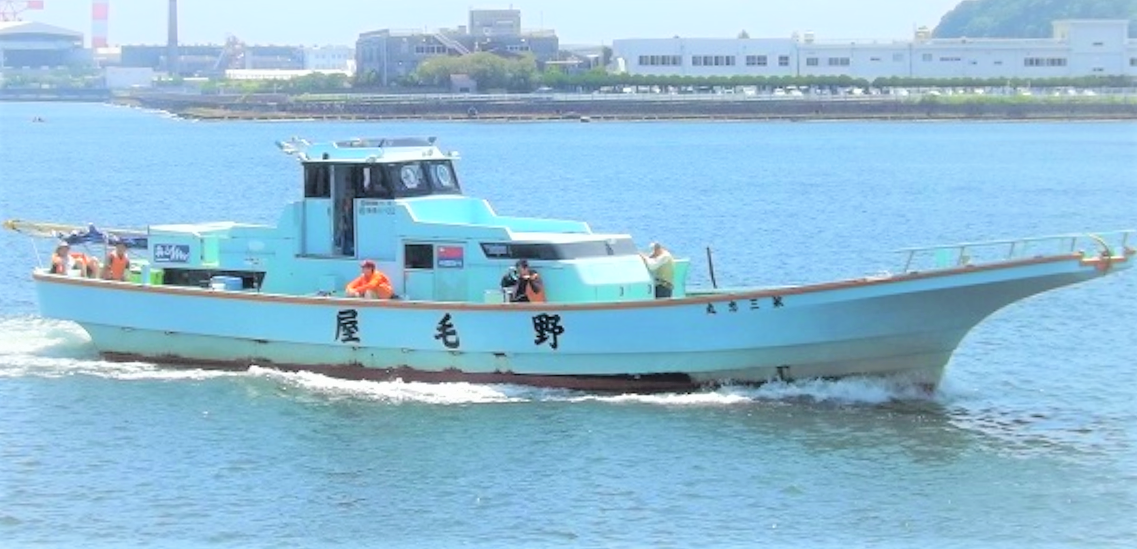 船のアップ写真