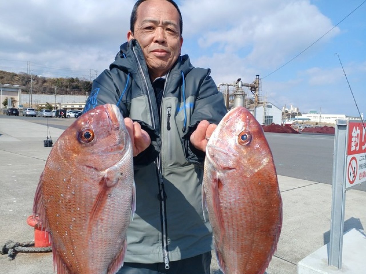 【釣果速報】茨城県宮田丸で1.3kgの良型マダイをゲット！多彩なゲストも見え釣行は大充実！
