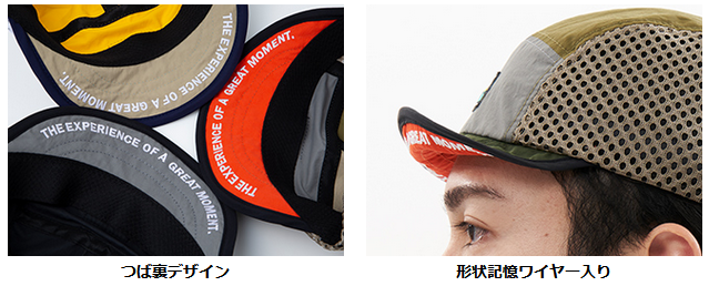 キャップのアップ写真