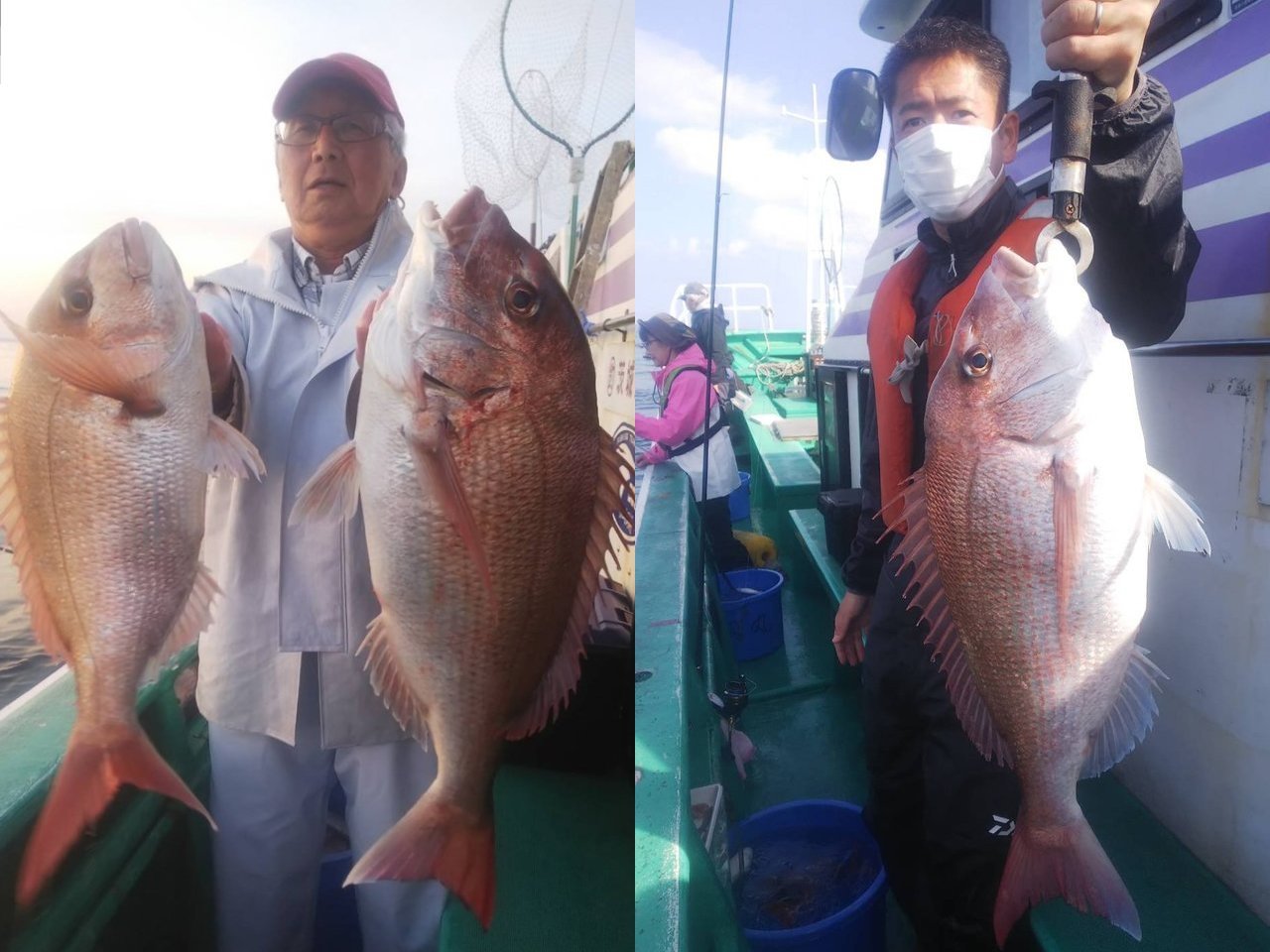 【釣果速報】3.8kgの超大物も！茨城県長岡丸は大鯛・中鯛・根魚と嬉しい釣果のオンパレード！