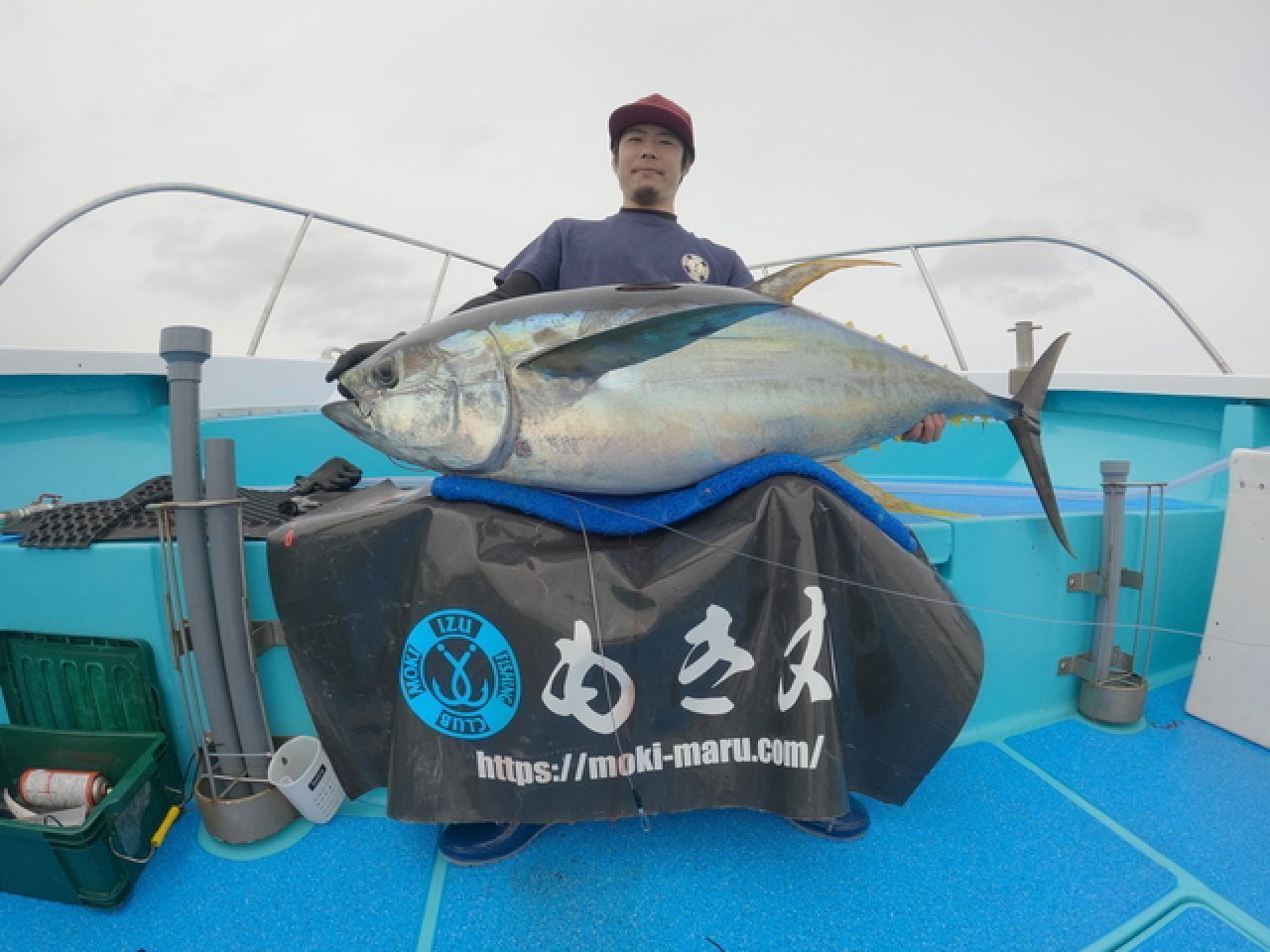 【釣果速報】静岡県もき丸で39.50kgのキハダ確保！この重みと感動は今しか味わえない！