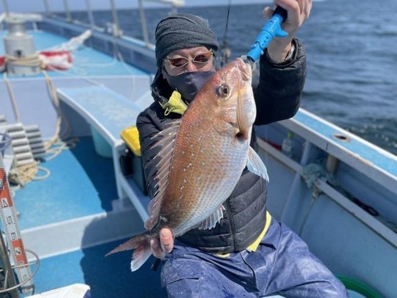 【釣果速報】千葉県優光丸で2.1kgの良型マダイをゲット!自己最高記録の大鯛を狙うなら千葉県優光丸に乗船しよう!