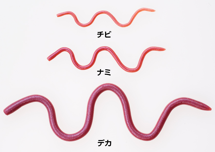 ワームのアップ写真