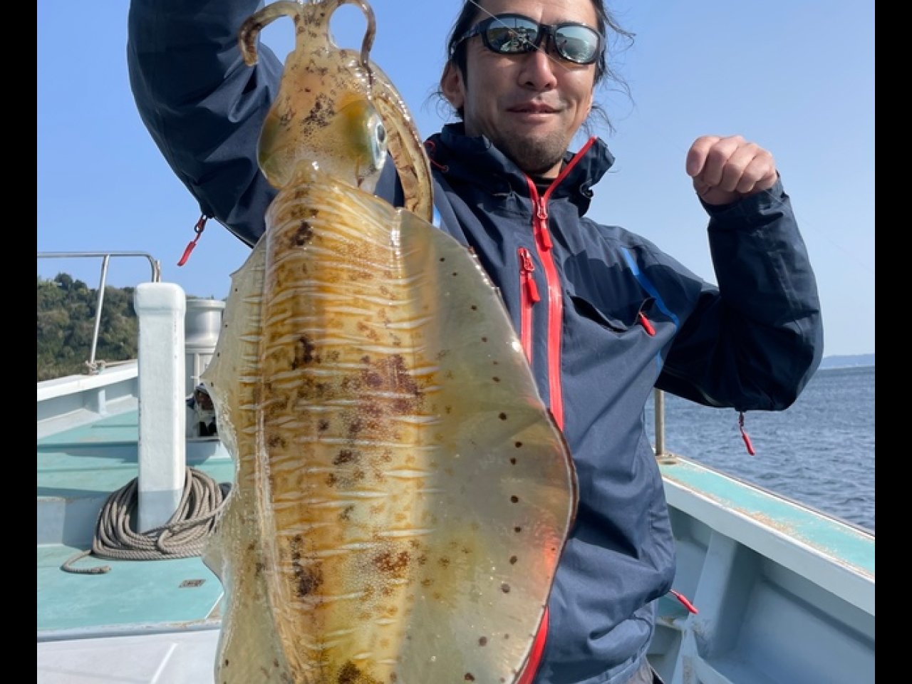 【釣果速報】爆風に勝った！神奈川県藤八丸でアオリイカをキャッチ！あなたも神奈川県藤八丸でアオリイカを狙おう！