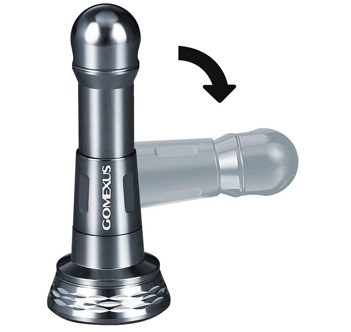 リールスタンドのアップ写真