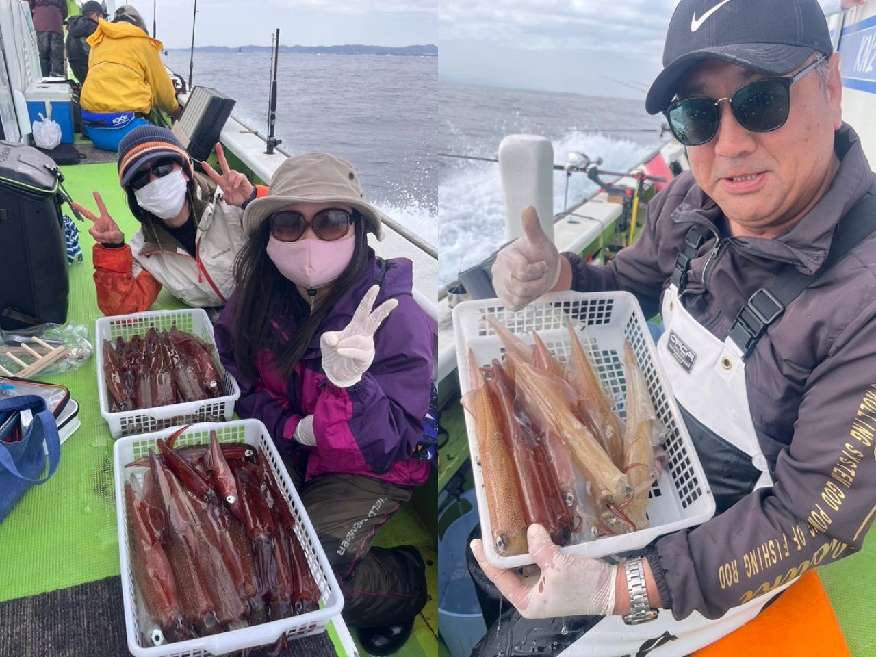 【釣果速報】神奈川県長三朗丸でMAX50cmの胴長ヤリイカ確保！ビッグサイズの高級イカを今こそ狙いに行こう！