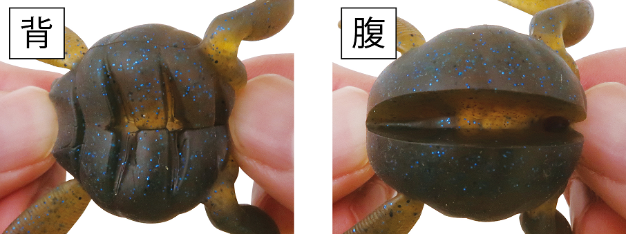 ワームのアップ写真