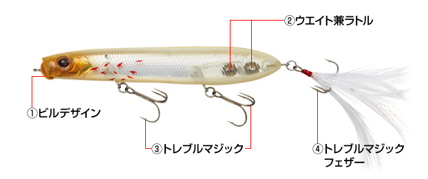 ルアーのアップ写真